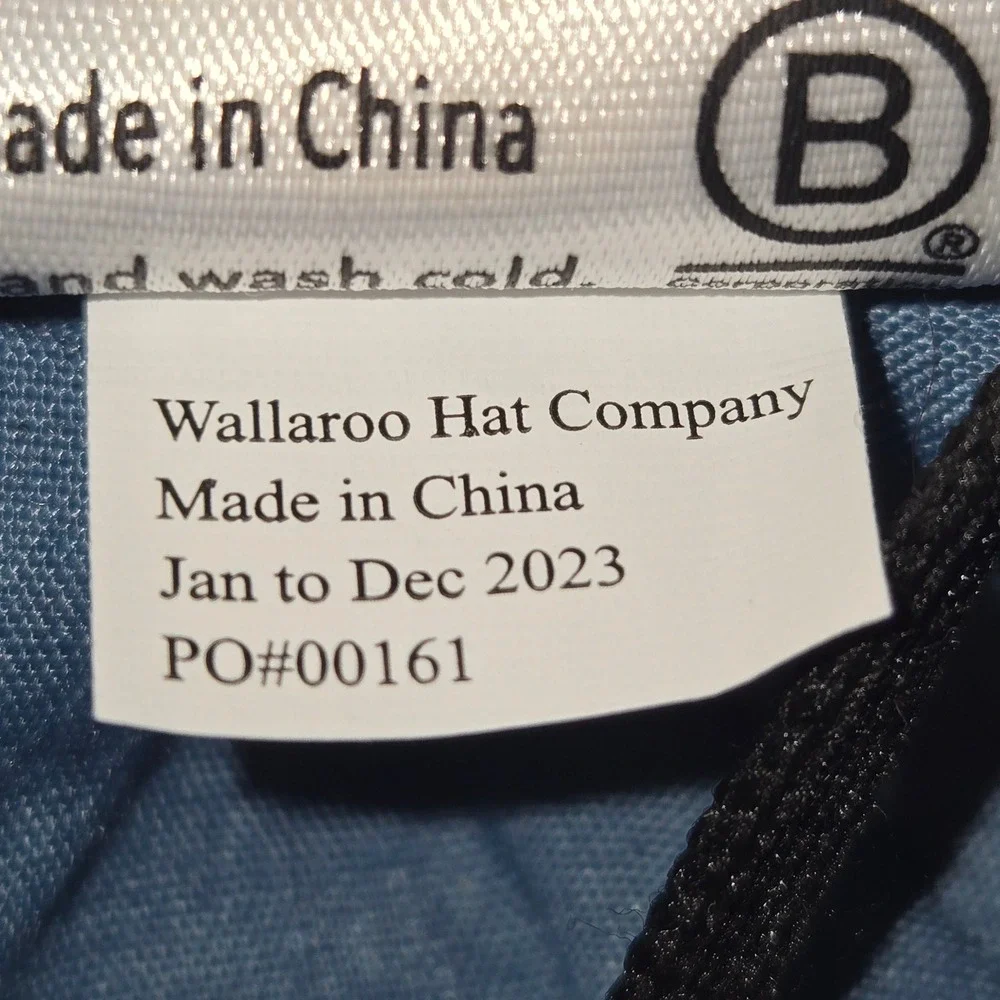 Wallaroo Hat Company Casual Traveler Hat Womens OS Blue Cotton Canvas Wide Brim